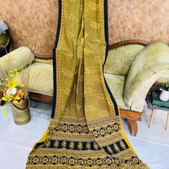 Mehendi Green Soft Cotton Saree